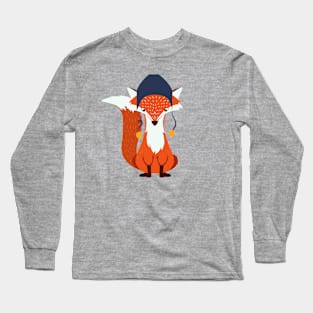 Woodland Fox, 'Crisp Day' Long Sleeve T-Shirt